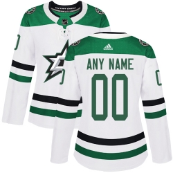 Men Women Youth Toddler White Jersey - Customized Adidas Dallas Stars Away  II