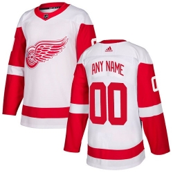 Men Women Youth Toddler White Jersey - Customized Adidas Detroit Red Wings Away