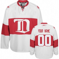 Men Women Youth Toddler Youth White Jersey - Customized Reebok Detroit Red Wings Third Winter Classic