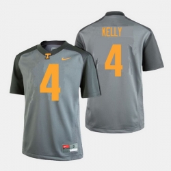 Men Tennessee Volunteers John Kelly College Football Gray Jersey