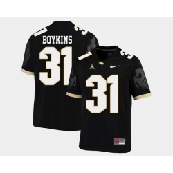 Men Ucf Knights Jeremy Boykins Black College Football Aac Jersey