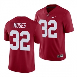 Alabama Crimson Tide Dylan Moses 32 Crimson Limited Jersey Men's