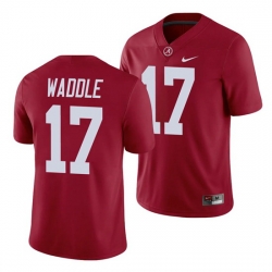 Alabama Crimson Tide Jaylen Waddle Crimson Game Alumni Player Football Jersey