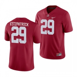 Alabama Crimson Tide Minkah Fitzpatrick Men's Crimson Game Nike Jersey