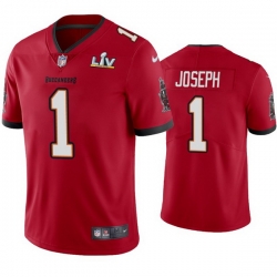 Men Greg Joseph Buccaneers Red Super Bowl Lv Vapor Limited Jersey