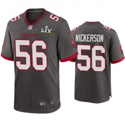 Men Hardy Nickerson Buccaneers Pewter Super Bowl Lv Game Jersey