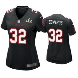 Women Mike Edwards Buccaneers Black Super Bowl Lv Game Fashion Jersey