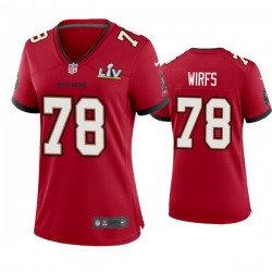 Women Tristan Wirfs Buccaneers Red Super Bowl Lv Game Jersey