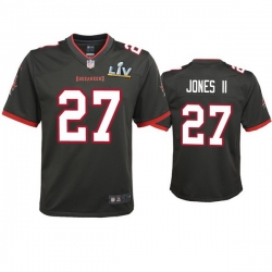 Youth Ronald Jones Ii Buccaneers Pewter Super Bowl Lv Game Jersey