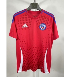 Chile Red Home 2024 Soccer Jersey