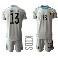 Kids Belgium Short Soccer Jerseys 018