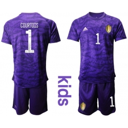 Kids Belgium Short Soccer Jerseys 028