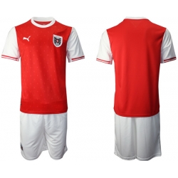 Mens Austria Short Soccer Jerseys 002