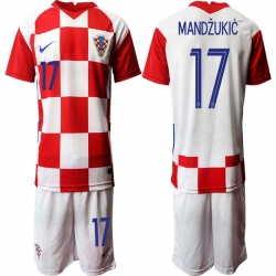 Mens Croatia Short Soccer Jerseys 018