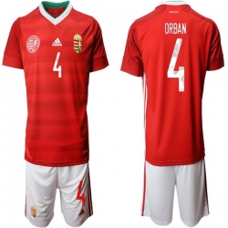 Mens Hungary Short Soccer Jerseys 006