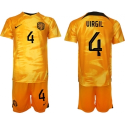 Men FIFA 2022 Netherlands Soccer Jersey 030