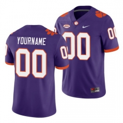 Clemson Tigers Custom Purple College Football Men'S Jersey