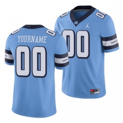 North Carolina Tar Heels Custom Carolina Blue College Football Men'S Jersey