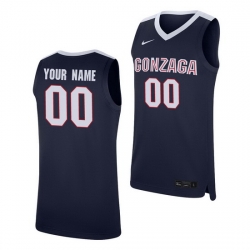 Gonzaga Bulldogs Custom Navy Replica Jersey