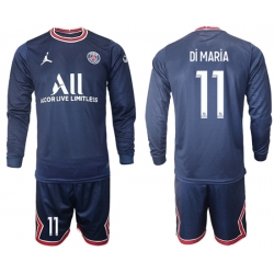 Men Paris Saint Germain Long Sleeve Soccer Jerseys 554