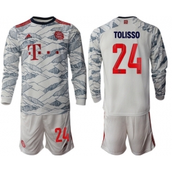 Men Bayern Long Sleeve Soccer Jerseys 523