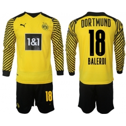 Men Borussia Dortmund Long Sleeve Soccer Jerseys 506