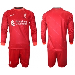 Men Liverpool Long Sleeve Soccer Jerseys 550