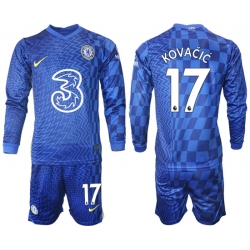 Men Chelsea Long Sleeve Soccer Jerseys 517