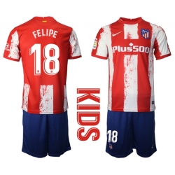 Kids Atletico de Madrid Soccer Jerseys 009