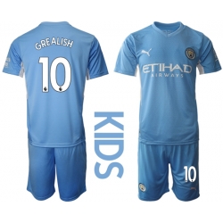 Kids Manchester City Soccer Jerseys 015