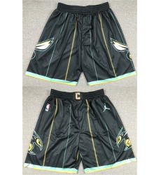 Men Charlotte Hornets 2022 23 Black City Edition Shorts 