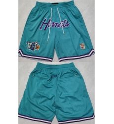 Men Charlotte Hornets Teal Shorts