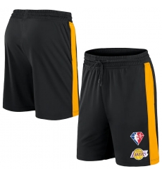 Men Los Angeles Lakers Black Shorts