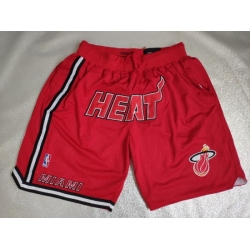 Miami Heat Basketball Shorts 022