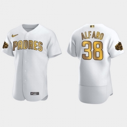 Men San Diego Padres Jorge Alfaro 2022 Mlb All Star Game White Gold Men Jersey