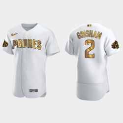 Men San Diego Padres Trent Grisham 2022 Mlb All Star Game White Gold Men Jersey