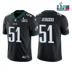 Men Women Youth Toddler Philadelphia Eagles 51 Cam Jurgens Black Super Bowl LVII Vapor Untouchable Limited Stitched Jersey