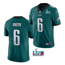 Men Women Youth Toddler Philadelphia Eagles 6 DeVonta Smith Green Super Bowl LVII Patch Vapor Untouchable Limited Stitched Jersey