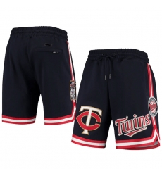 Men Minnesota Twins Navy Team Shorts