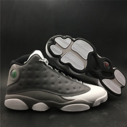 Men Air Jordan 13 Retro Men Shoes Gray Cat