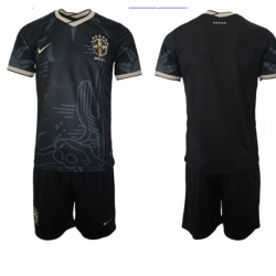 Brazil Black Soccer Jersey