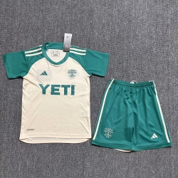 Austin FC Yeti White Green Soccer Jersey Customized