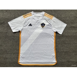 LA Galaxy Home White Soccer Jersey Customized