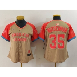 Women American League 35 Adley Rutschman Cream 2024 All Star Limited Stitched Jersey 2