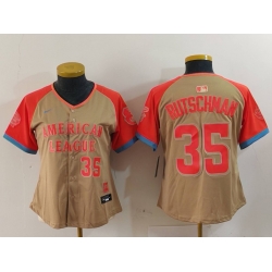 Women American League 35 Adley Rutschman Cream 2024 All Star Limited Stitched Jersey 3