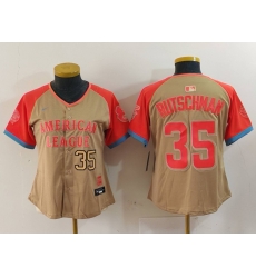 Women American League 35 Adley Rutschman Cream 2024 All Star Limited Stitched Jersey 6