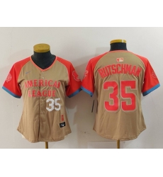 Women American League 35 Adley Rutschman Cream 2024 All Star Limited Stitched Jersey 7