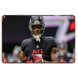 Atlanta Falcons Aluminum Sign 12x8 Inch Kyle Pitts 003