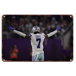 Dallas Cowboys Aluminum Sign 12x8 Inch Trevon Diggs 001