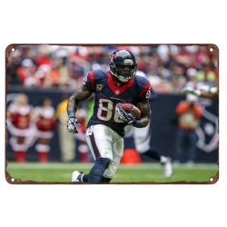 Houston Texans Aluminum Sign 12x8 Inch Andre Johnson 003